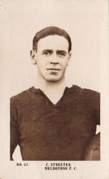 1923 Magpie Portraits of Our Leading Footballers #67 Charlie Streeter Front